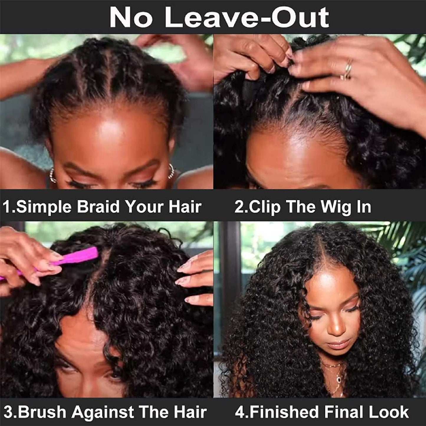 Wig Secret: Afro Kinky U Part Wig