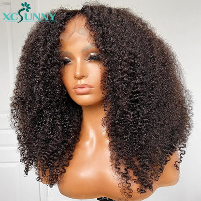 Xcsunny:  Lace Frontal Afro kinky Wig