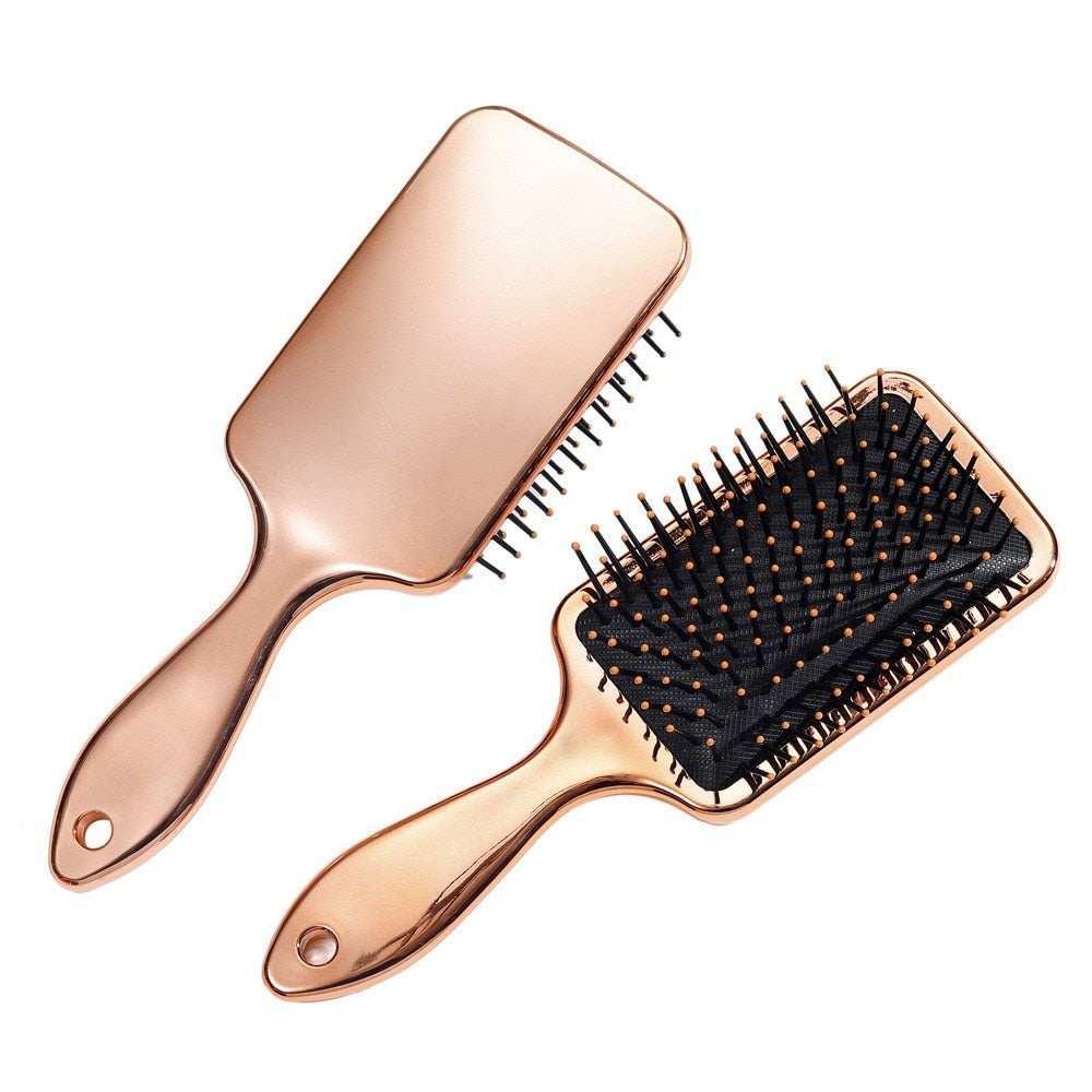 Rose Gold Hairbrush