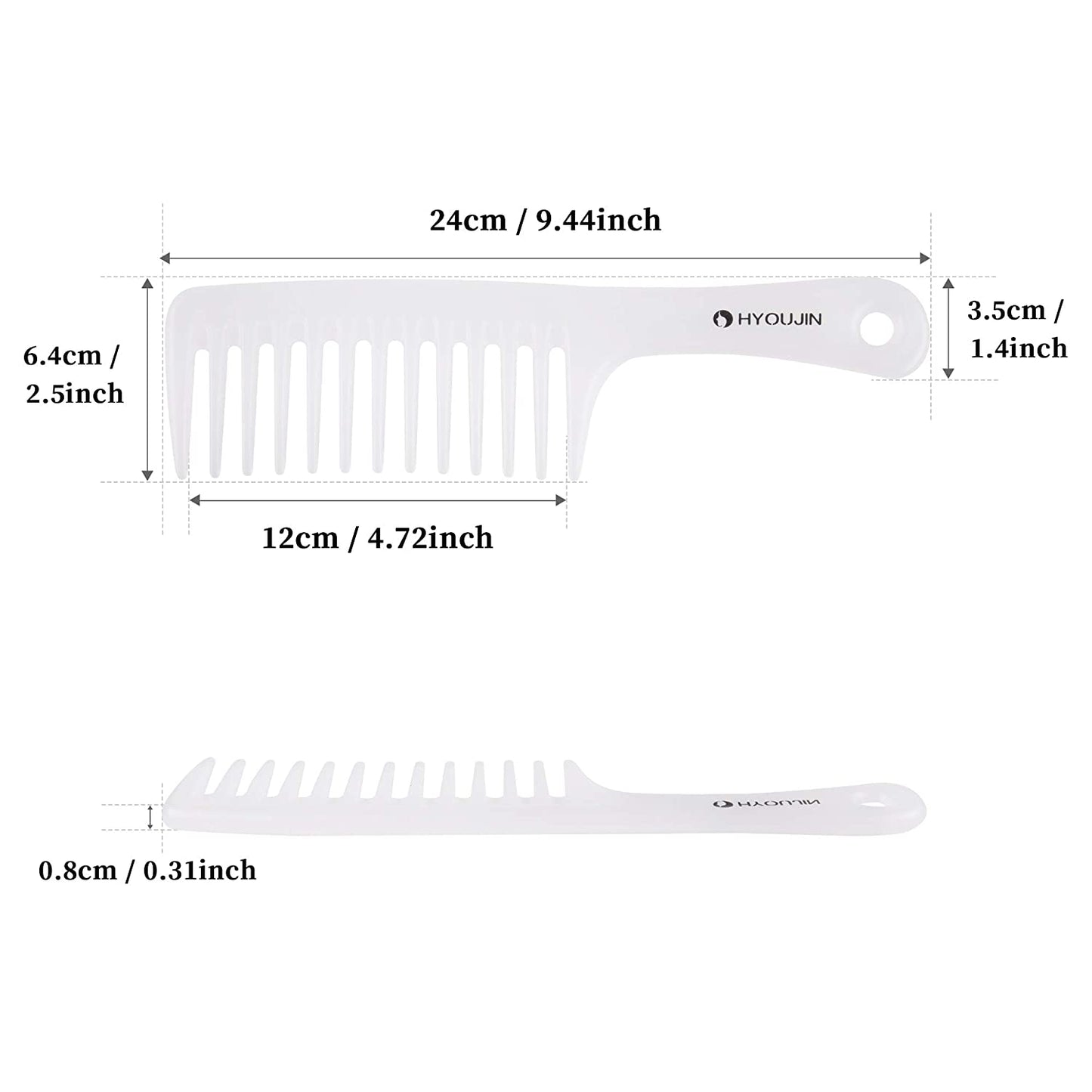 Wide Tooth Detangling Comb