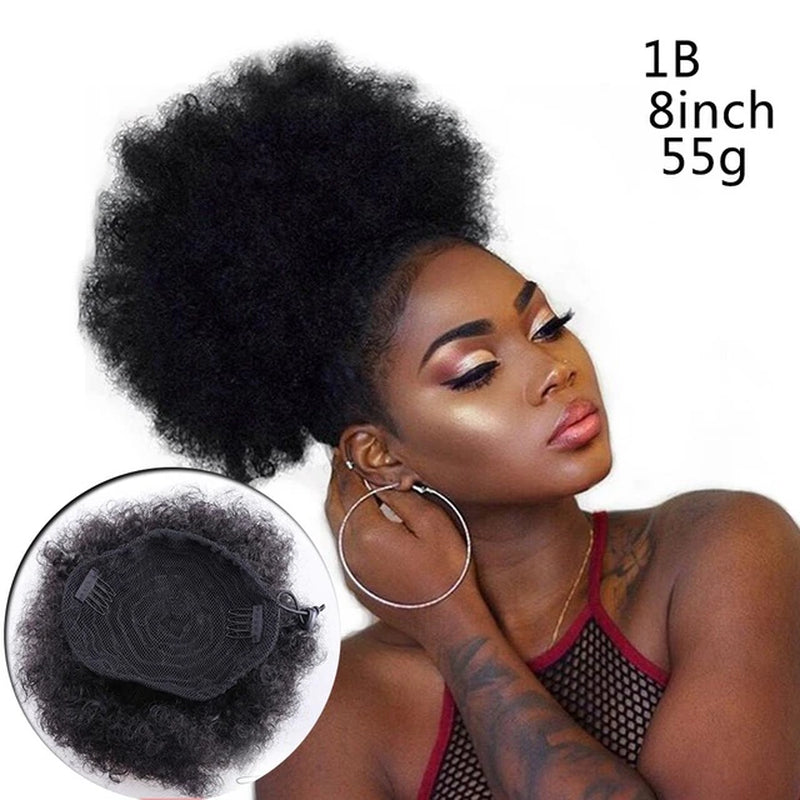 Afro Ponytail Puff (Compatible with 4a/4b/4c hair types)