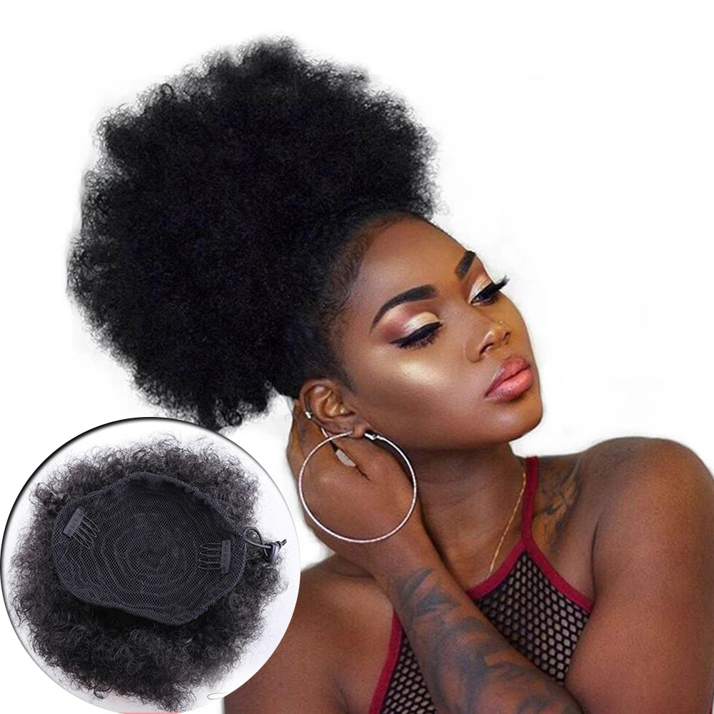 Afro Ponytail Puff (Compatible with 4a/4b/4c hair types)