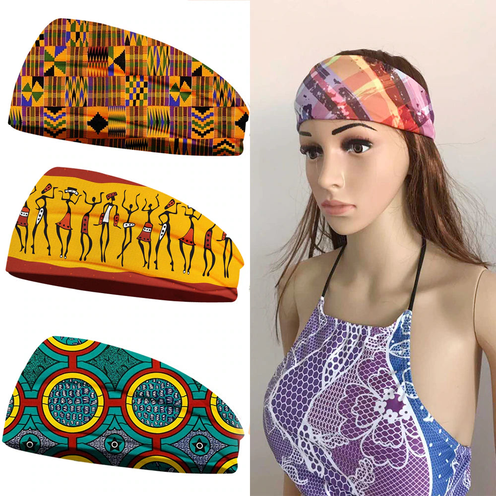 Wide Afrocentric Headbands