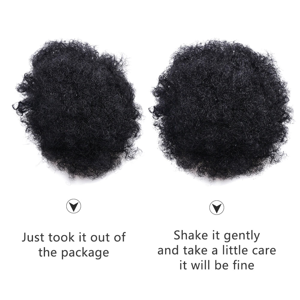 Afro Ponytail Puff (Compatible with 4a/4b/4c hair types)