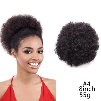 Afro Ponytail Puff (Compatible with 4a/4b/4c hair types)